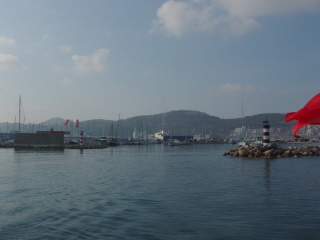 Leaving Bar for Adriatic crossing