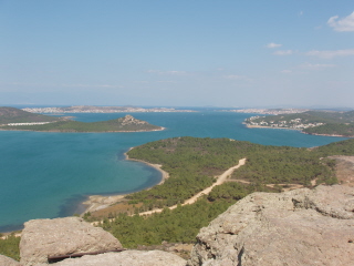 Ayvallik from Devil's foot