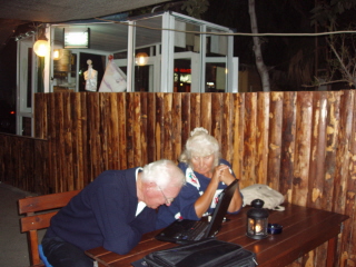 Talking to friends in Canada