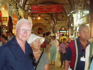 Shop admirers in Covered Bazaar