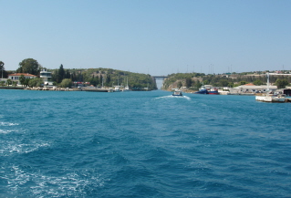 Looking at the eastern entrance