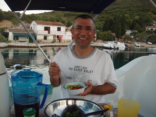 Supper at first anchorage